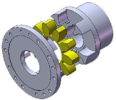 ZT-F型帶法蘭星型彈性聯(lián)軸器